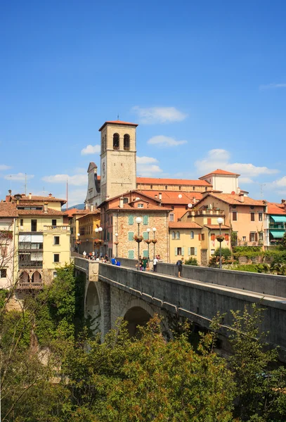 Vista da ponte do Diabo, Cividale del Friuli — Fotografia de Stock