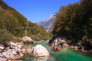 minirafting soca Nehri, Slovenya