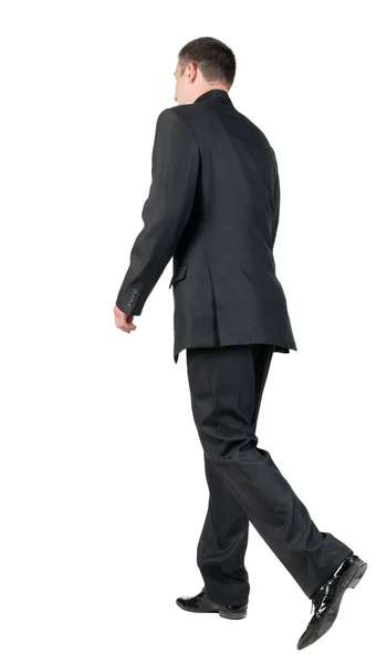 Οπίσθια όψη της περπάτημα άνθρωπος των επιχειρήσεων. — Φωτογραφία Αρχείου