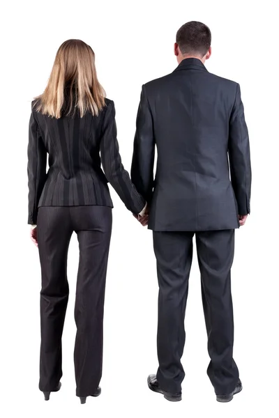 Back view of business team — Stock Photo, Image