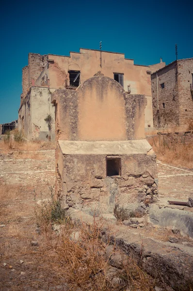 Ruins of Poggioreale — Stock Photo, Image