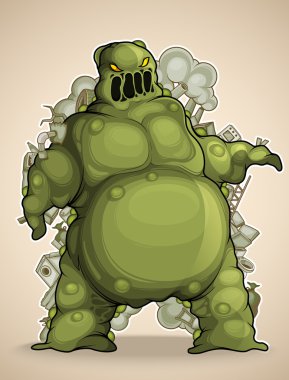 Mud Monster clipart