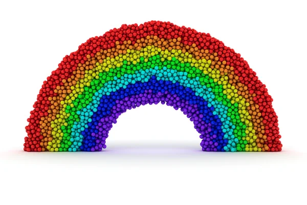 Arco-íris de bolhas — Fotografia de Stock