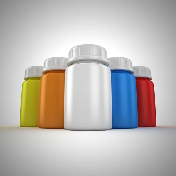 Pil containers — Stockfoto