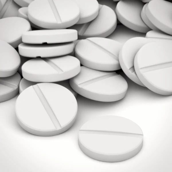 Montão de comprimidos — Fotografia de Stock