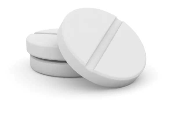 Round tablets — Stock Photo, Image