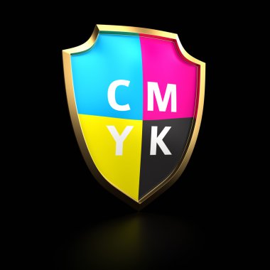 CMYK palette clipart