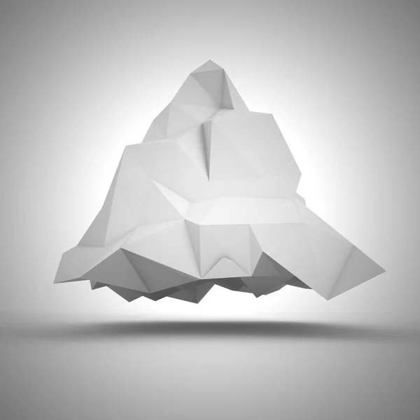 Crumpled pyramid — Stock Photo, Image