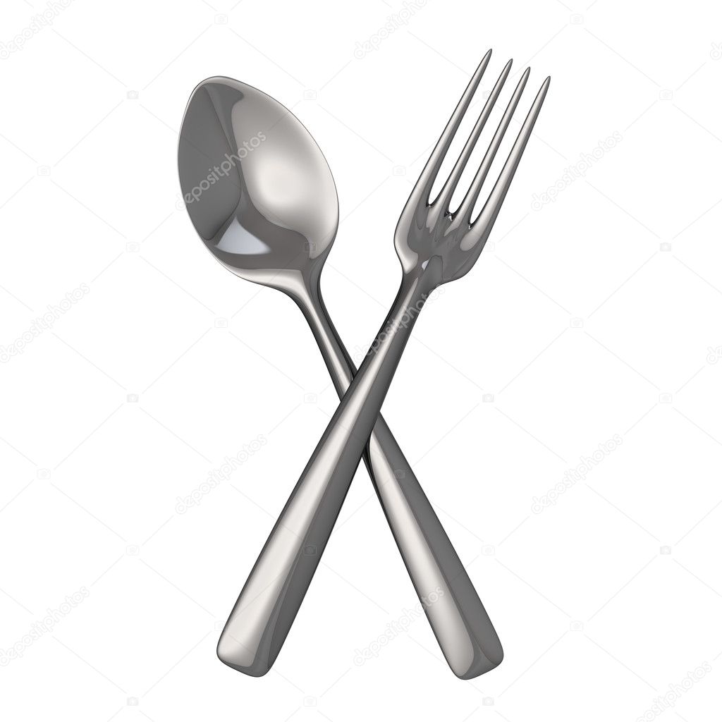 spoon and fork crossed
