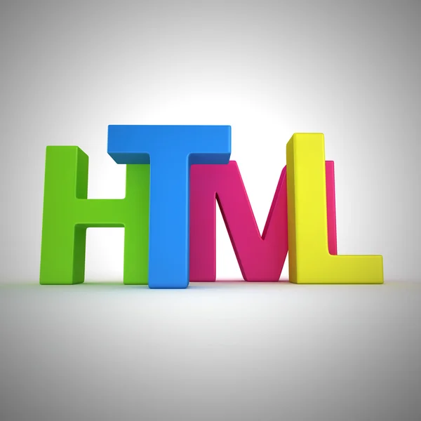 HTML — Foto Stock