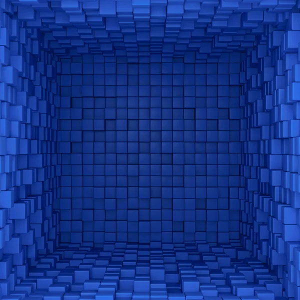 Inside of blue box