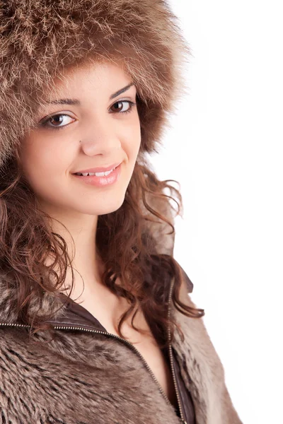 Woman dressed for winter — Stock Photo, Image