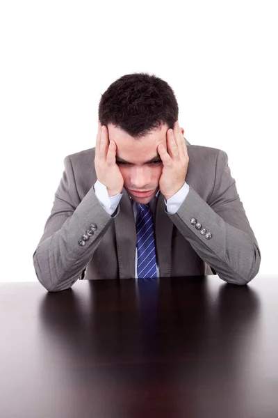 Business man with headache Royalty Free Stock Images
