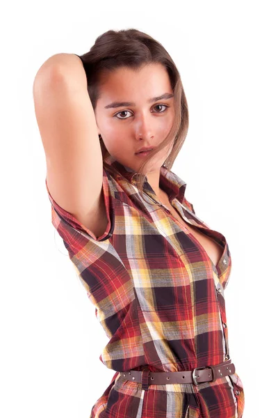 Young and beautiful woman posing — Stock Photo, Image