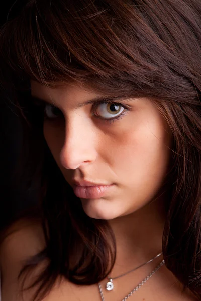 Young and beautiful woman portrait Stock Picture