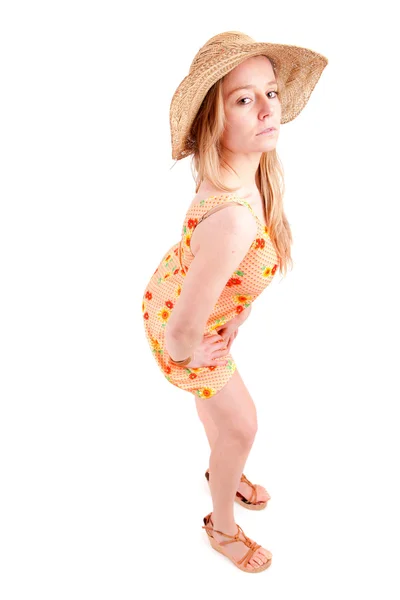 Mujer vestida para el verano — Foto de Stock