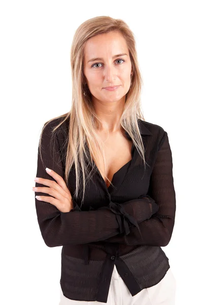 Geschäftsfrau posiert — Stockfoto