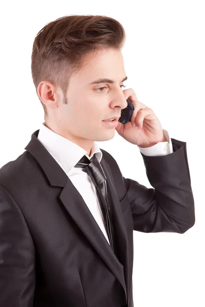 Business man at the phone Royalty Free Stock Photos
