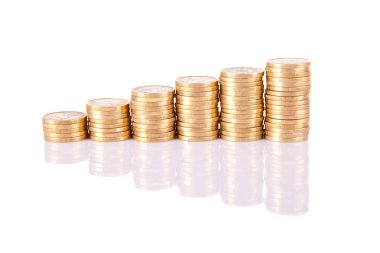 Pile of coins clipart