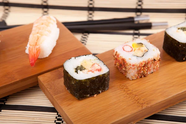 Pezzi di sushi — Foto Stock