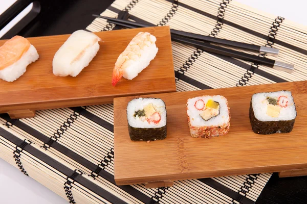 Pezzi di sushi — Foto Stock