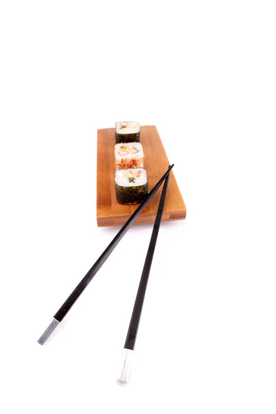 Sushi stukken — Stockfoto