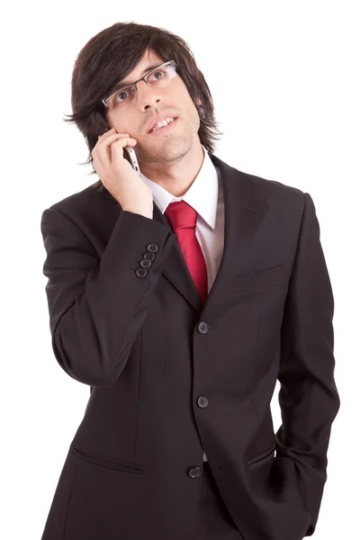 Homme d'affaires au téléphone — Photo