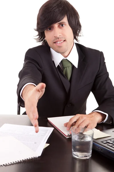 Young business man at work — Stock Photo, Image