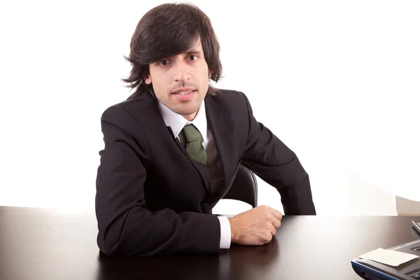 Business man posing at office — Stock Photo, Image