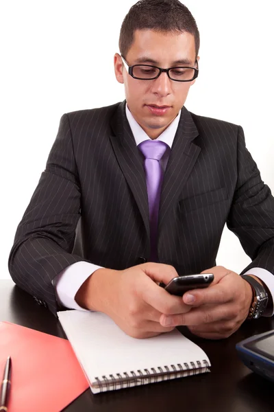 Young business man at work — Stock Photo, Image