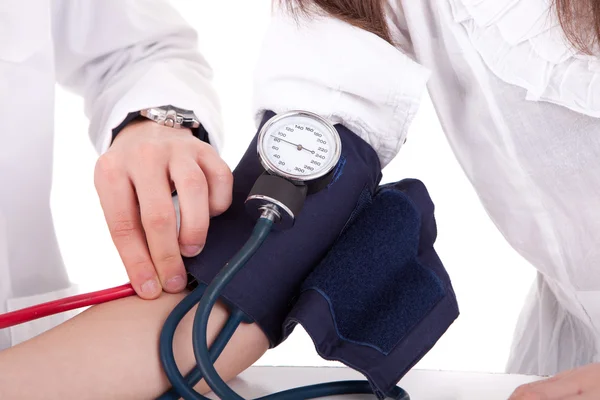 Měření krevního tlaku — Stock fotografie