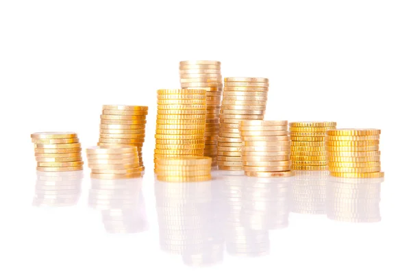 stock image Pile of coins