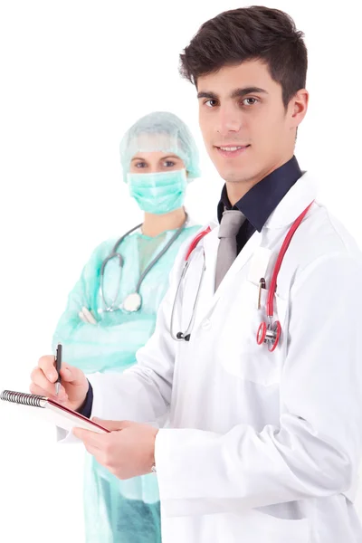 Infirmière et médecin — Photo