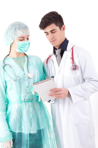 Krankenschwester und Sanitäterin — Stockfoto