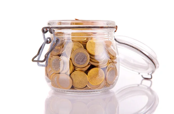 stock image Money jar