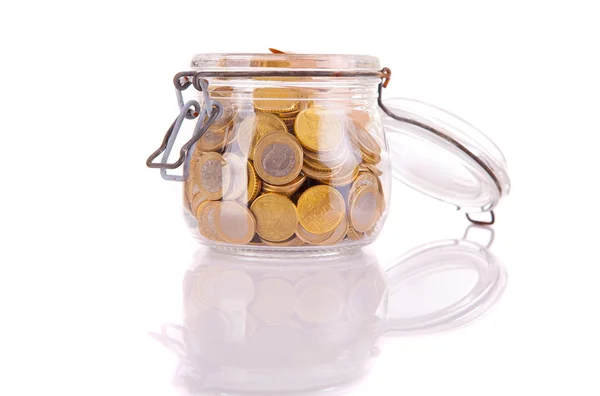 stock image Money jar