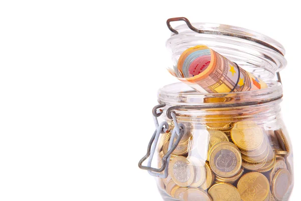 stock image Money jar