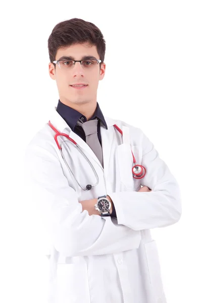 Jovem médico posando — Fotografia de Stock