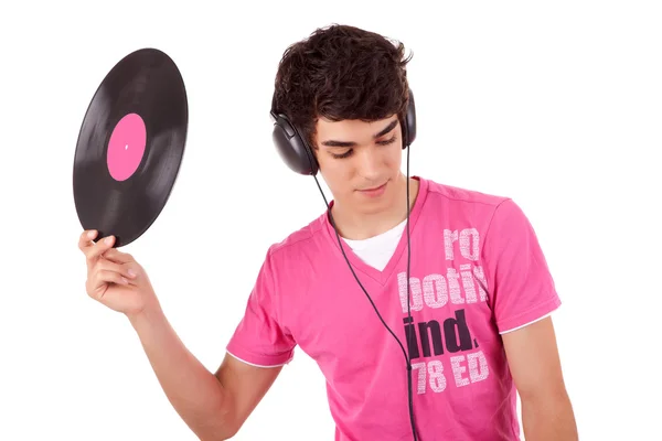 DJ játszik néhány zene — Stock Fotó