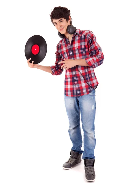 A Young handsome DJ — Stock Photo, Image