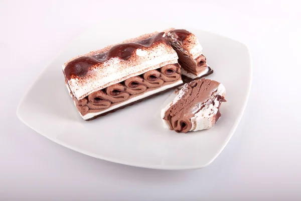 チョコレートのアイスクリーム ロイヤリティフリーのストック写真