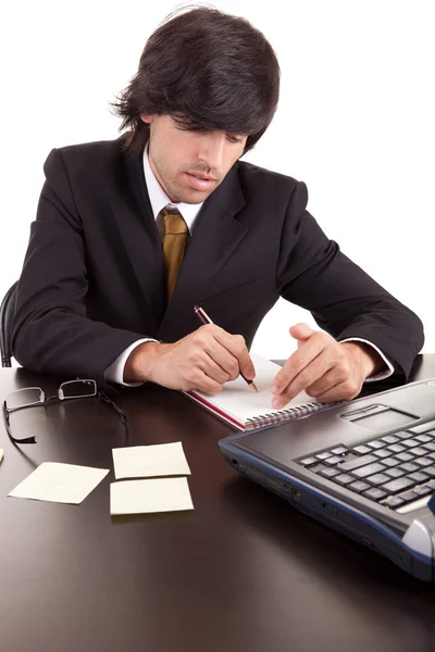 Young business man at work Stock Photo