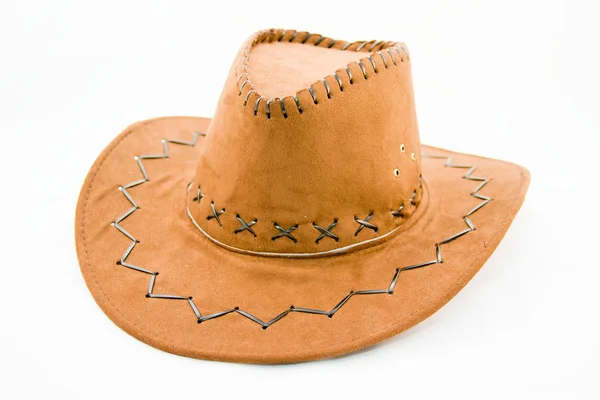 Cowboy hatt på en vit bakgrund — Stock fotografie