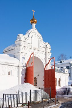 Saint troitsk friary, city Perm, clipart