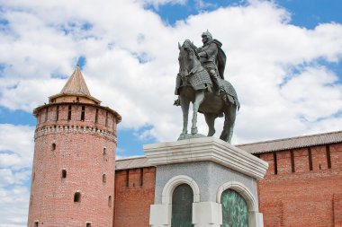 anıt dmitry don kremlin duvarı, şehir kolomna, Moskova