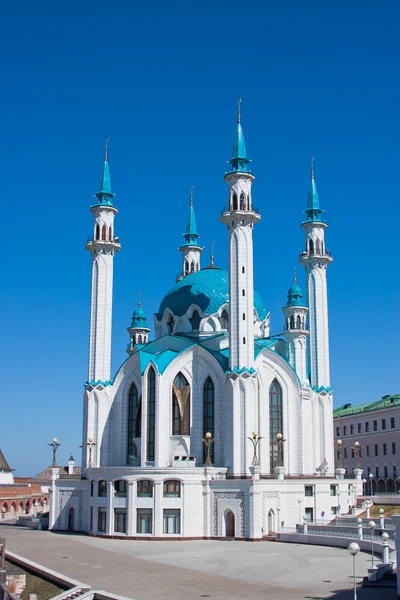 Budování mešity na území Kreml — Stock fotografie