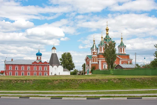 Katedralen i antagandet nunneklostret, staden Kolomna, Moskva-området — Stockfoto