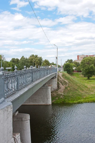 Brücke über den Fluss, Stadt Kolomna, Moskauer Gebiet — Stockfoto