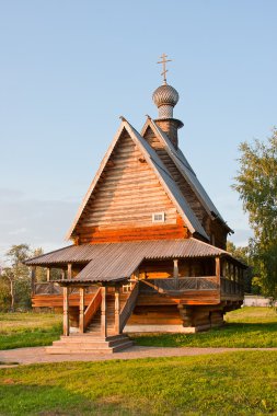 Kilise, müze ahşap mimari, vladimirskiy area, Rusya Federasyonu