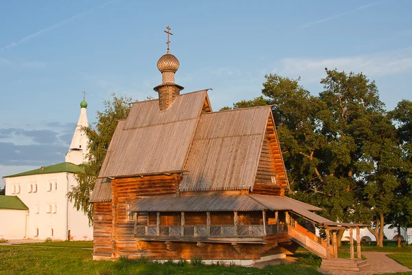 Церковь, Музей деревянного зодчества, Владимирский район, Россия — стоковое фото